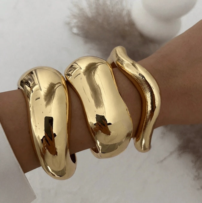 Waves of Eternity Cuff Set
