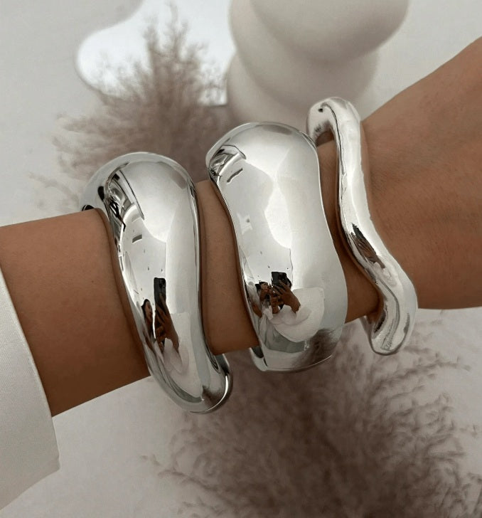 Waves of Eternity Cuff Set