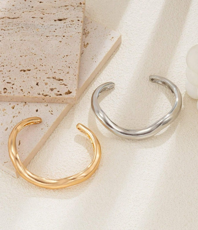 Waves of Eternity Cuff Bracelet Set