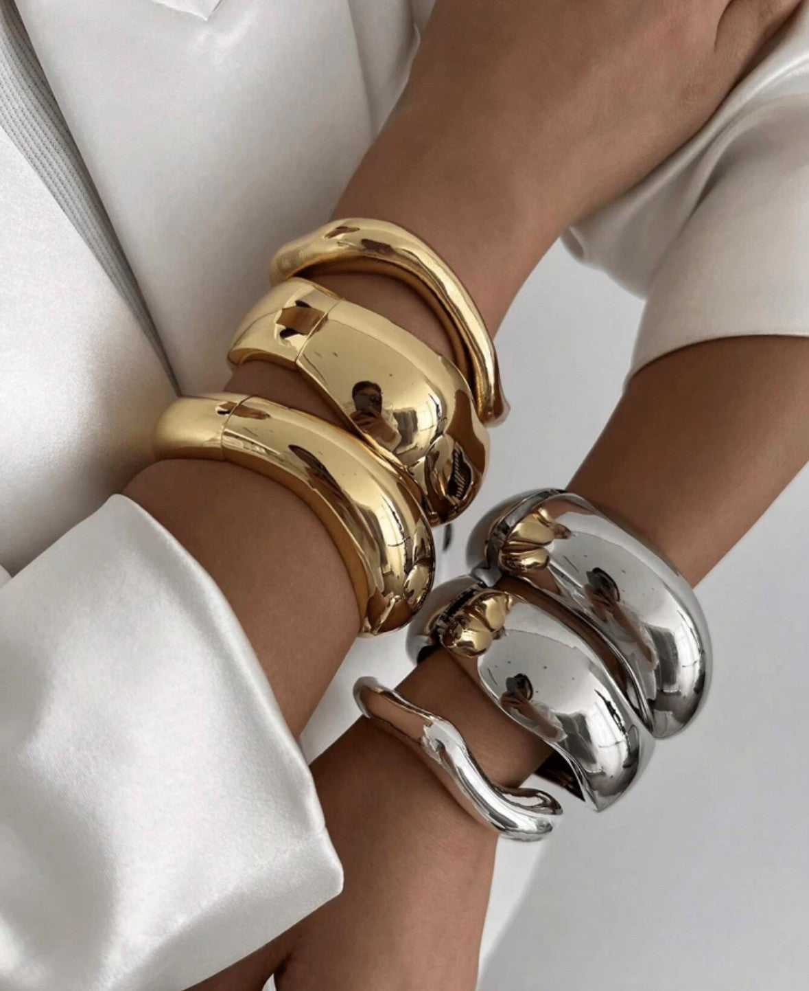 Waves of Eternity Cuff Set