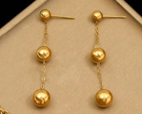 Golden Halo Drop Necklace (Matching earrings sold separately)
